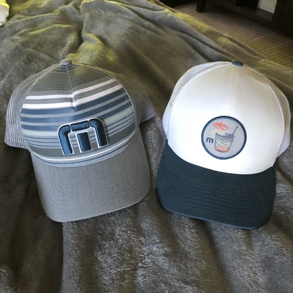 Travis Mathew Hats x 2 - Picture 1 of 3